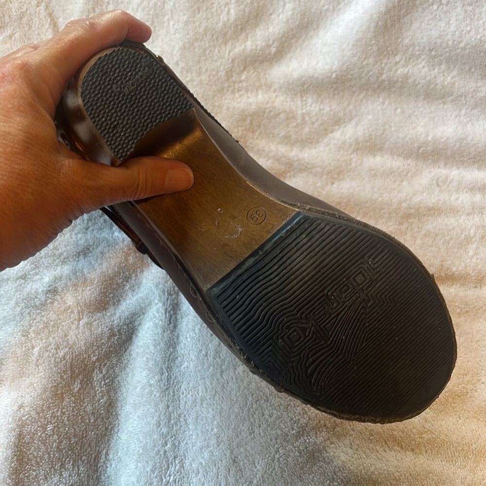 Brown Dansko Booties Leather SZ 39 - Picture 8 of 9